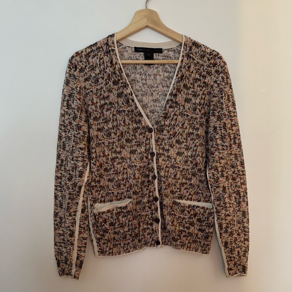 Vintage Marc by Marc Jacobs patterned cardigan